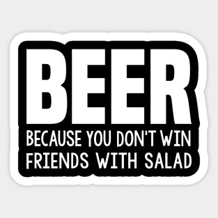 Make friends with BEER Sticker